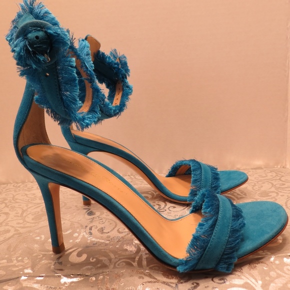 Gianvito Rossi Shoes - Gianvito Rossi Caribe Suede Sandals